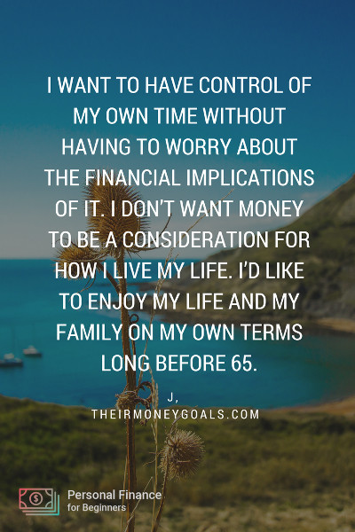 j their money goals blogger